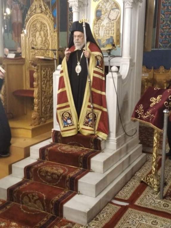 You are currently viewing Ο Σεβ. Βρυούλων κ. Παντελεήμων  στην Αγία Τριάδα Θεσσαλονίκης για την εορτή του Αγίου Σάββα
