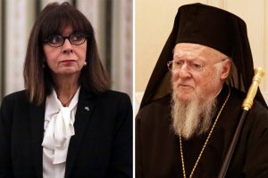 Ευχές της Προέδρου της Δημοκρατίας προς τον Οικουμενικό Πατριάρχη για ταχεία ανάρρωση