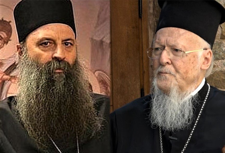 Ο Πατριάρχης Σερβίας Πορφύριος πηγαίνει στο Φανάρι