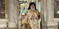 Ο Κερκύρας Νεκτάριος  στο Ιερό Προσκύνημα του Αγίου Σπυρίδωνος
