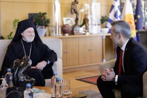 Συνάντηση δημάρχου Θεσσαλονίκης – Αρχιεπισκόπου Αμερικής: «Με τη Θεσσαλονίκη με συνδέουν δεσμοί αίματος και πνεύματος»