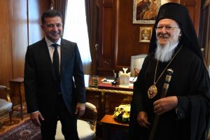 Επικοινωνία Πατριάρχου με τον Πρόεδρο της Ουκρανίας