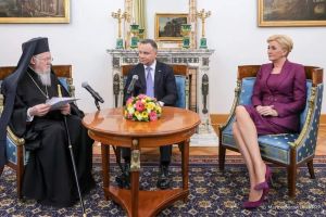 Ο Οικουμενικός Πατριάρχης συναντήθηκε με τον Πρόεδρο της Πολωνίας
