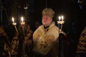 Στο Καθολικό της Μονής Βατοπαιδίου ιερούργησε ο Αρχιεπίσκοπος Αμερικής