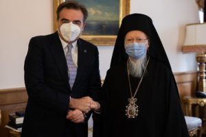 Μ. Σχοινάς: “Ο Οικ. Πατριάρχης είναι ζωντανό σύμβολο των αξιών της ενωμένης Ευρώπης”