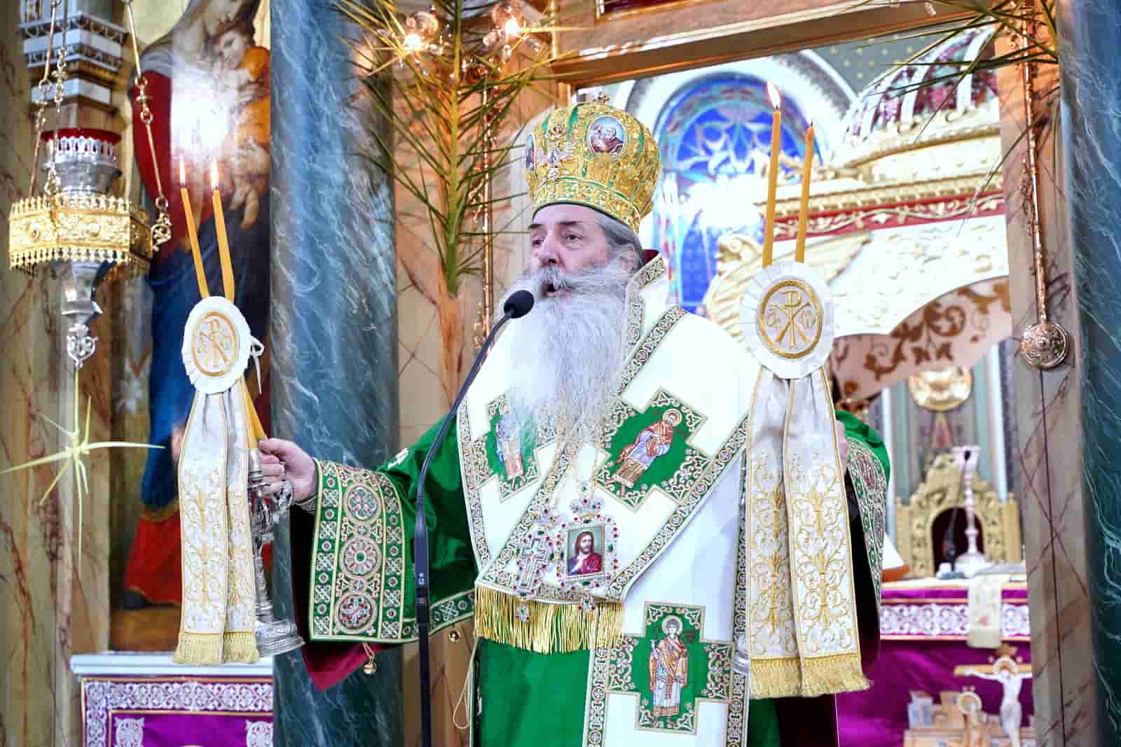 You are currently viewing Η Κυριακή των Βαΐων στον Μητροπολιτικό Ιερό Ναό Αγίων Κωνσταντίνου και Ελένης Πειραιώς.