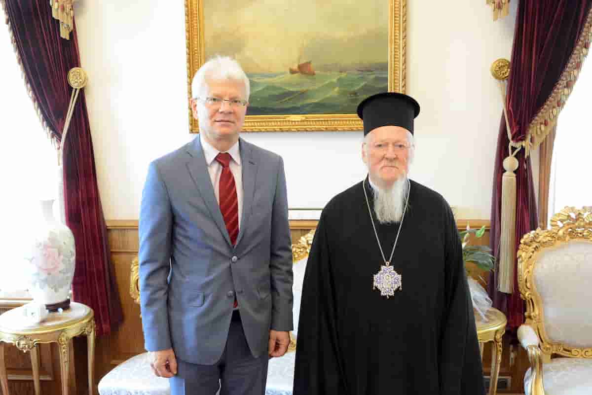You are currently viewing Ο Πρέσβης της Λιθουανίας στην Άγκυρα επισκέφθηκε τον Οικουμενικό Πατριάρχη