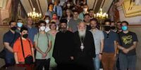 Φοιτητές Θεολογίας και Μαθητές Δημοτικού στον Αρχιεπίσκοπο