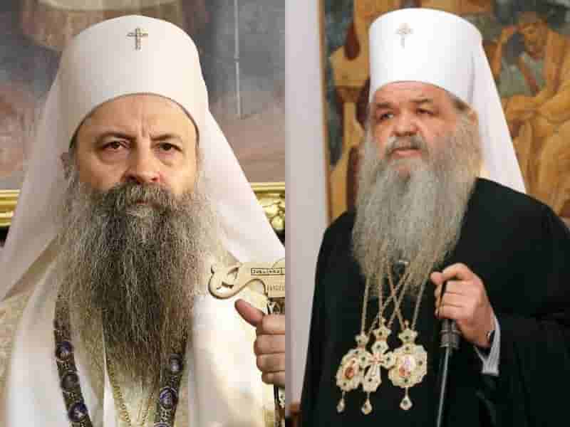 You are currently viewing Συλλείτουργο Πατριάρχη Σερβίας Πορφυρίου   με τον Αρχιεπίσκοπο Σκοπίων  Στέφανο