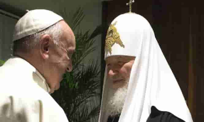 You are currently viewing Πιθανή συνάντηση του Πάπα Φραγκίσκου με τον Πατριάρχη Κύριλλο τον Σεπτέμβριο