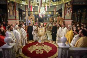 Ιερά Αγρυπνία επί τη Αποδόση της Εορτής του Πάσχα, στον Ι. Μητροπολιτικό Ναό της Αγίας Παρασκευής Λαγκαδά.
