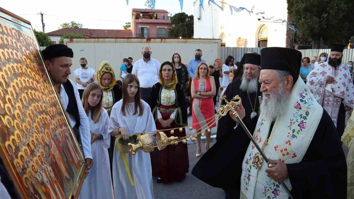 You are currently viewing Ετελέσθη η προεόρτιος Ιερά Αγρυπνία για την Πολιούχο Αγία Παρασκευή Χαλκίδος