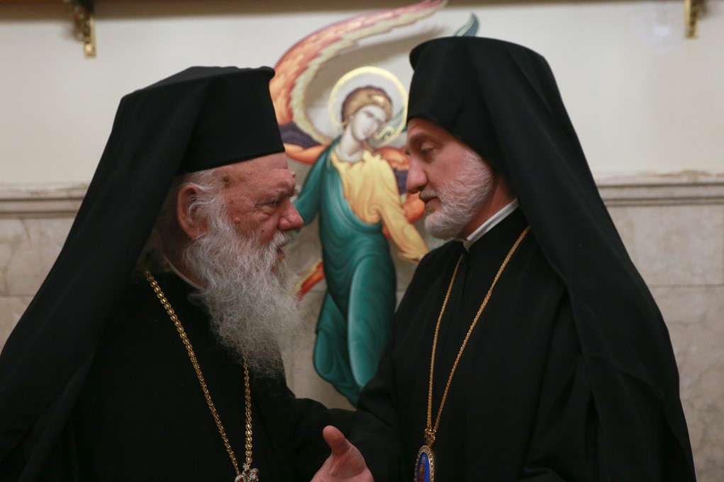 You are currently viewing ﻿Τον  Αρχιεπίσκοπο  Ιερώνυμο επισκέφθηκε σήμερα  ο Ελπιδοφόρος …