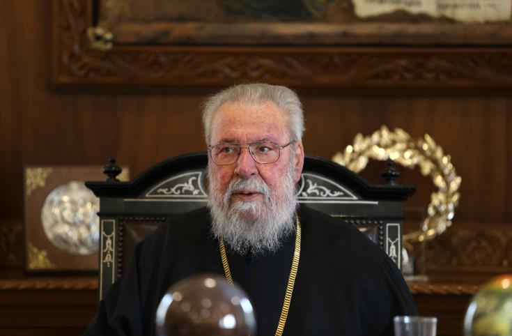 You are currently viewing Αρχιεπίσκοπος Κύπρου Χρυσόστομος Β΄: “Ο Αρχιεπίσκοπος των έργων”