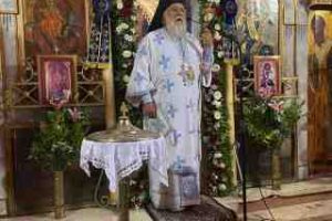 Παραμονή της Εορτής της Κοιμήσεως Θεοτόκου στην Ιερά Μονή Παλαιοκαστριτίσσης Κερκύρας