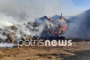 Κάηκε ολοσχερώς στάβλος στην Πέρσαινα – Τεράστια η καταστροφή