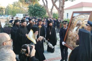 Η Ελληνική Αστυνομία τιμά τον Προστάτη της με την παρουσία της Παναγίας της Βουρλιώτισσας