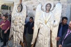 Μεγαλόπρεπα εορτάστηκε η μνήμη των Ταξιαρχών  στα Μεστά της Χίου