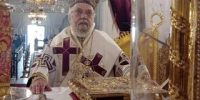 Ο Σεβ. Μητροπολίτης Βρυούλων κ.Παντελεήμων στον Ιερό Ναό Αγίου Παντελεήμονος Βότση στην Καλαμαριά Θεσσαλονίκης.
