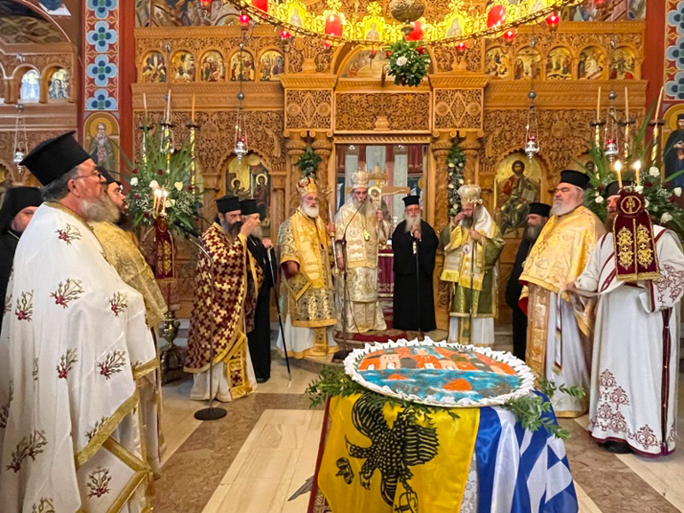 You are currently viewing Λαμπρός ο εορτασμός του Αγίου Αμφιλοχίου στην Ι. Μητρόπολη Κισάμου και Σελίνου