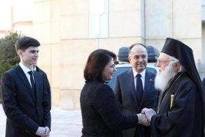 Ο Αρχιεπίσκοπος Αναστάσιος δέχθηκε τις ευχές του προέδρου της Αλβανίας