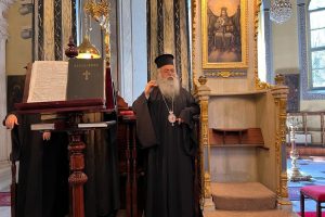 Ο Μητροπολίτης Πάφου Γεώργιος, υποψήφιος για τον Αρχιεπισκοπικό Θρόνο Κύπρου, στον «Ε.Κ.»