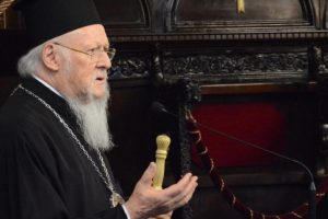 Τον νεοεκλεγέντα Αρχιεπίσκοπο Κύπρου Γεώργιο συνεχάρη ο Πατριάρχης Βαρθολομαίος