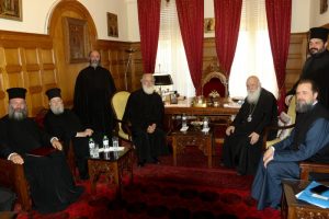 Συνάντηση Αρχιεπισκόπου με αντιπροσωπεία της Εκκλησίας της Κρήτης