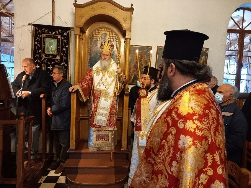 Η εορτή του Αγίου Χαραλάμπους στην Ιερά Μητρόπολη στην Ι. Μητρόπολη Κορίνθου