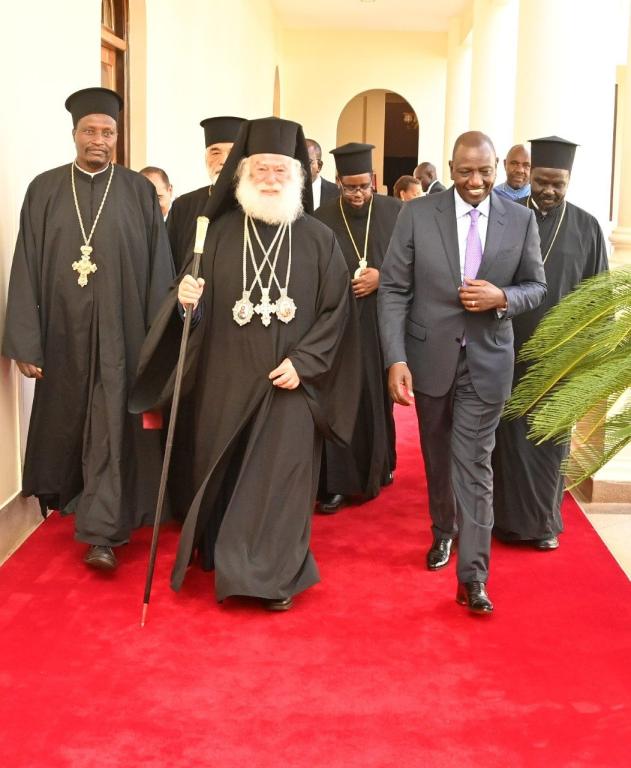 You are currently viewing Συνάντηση του Πατριάρχη Αλεξανδρείας με τον Πρόεδρο της Κένυας