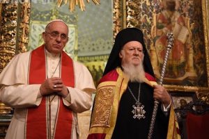 Ευχές από τον Οικουμενικό Πατριάρχη προς τον ασθενούντα Πάπα Φραγκίσκο