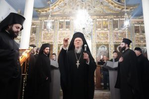 Ο Οικουμενικός Πατριάρχης  εκ βαθέων την Μ. Τρίτη