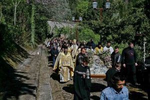 Με λαμπρότητα εορτάστηκε η Σύναξη της Παναγίας της Αγαθωνίτισσας στην Ι. Μονή Οσίου Αγάθωνος