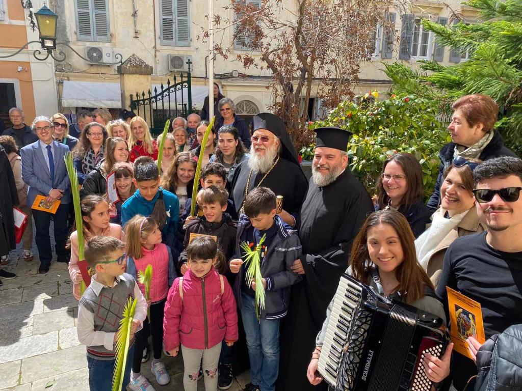 Σάββατο του Λαζάρου στην Κέρκυρα, στον πανηγυρίζοντα ιερό Ναό του Αγίου Νικολάου Γερόντων