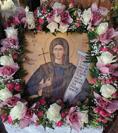 You are currently viewing Η μνήμη της Οσίας Ισιδώρας της δια Χριστόν σαλής στην Μητρόπολη Κηφισίας