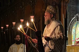Αναστάσιμη Αγρυπνία για την εορτή της Αποδόσεως του Πάσχα στην Καλογραίζα