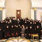 Μοναχές από την Ιερά Μονή Ευαγγελισμού Ορμύλιας Χαλκιδικής υπό την ηγουμένη Νικοδήμη,στο Πατριαρχείο Ιεροσολύμων