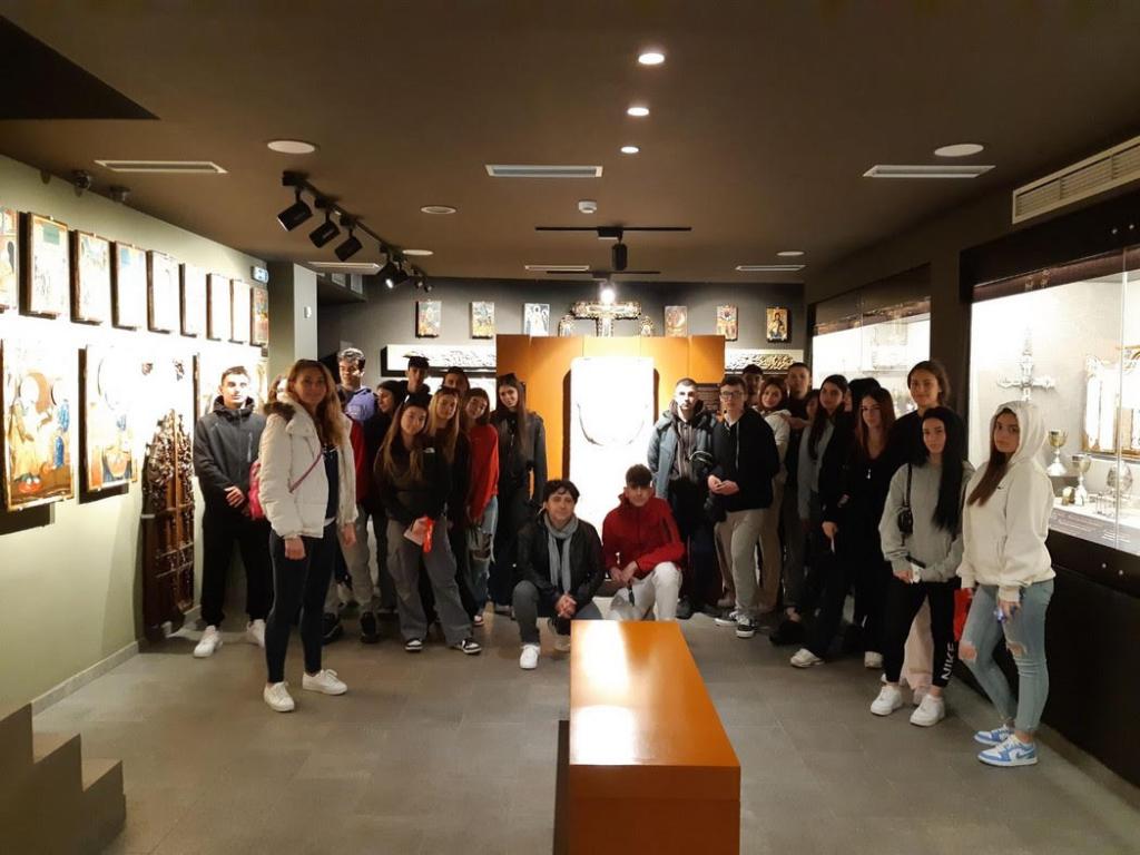 Σχολικοί επισκέπτες στο Βυζαντινό Μουσείο Μακρινίτσας