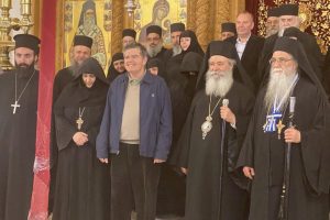 ΑΙΓΙΝΑ: Στον Αγιο Νεκτάριο η Αγιορείτικη Αντιπροσωπεία της Ιεράς Κοινότητας