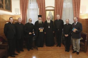 Καθηγητές και φοιτητές από το Καθολικό Πανεπιστήμιο των Παρισίων στον Αρχιεπίσκοπο Αθηνών