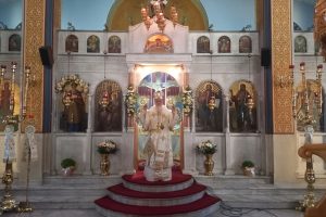 Η μνήμη τους Αγίου Παντελεήμονος στην Τραγάνα  Κορινθίας