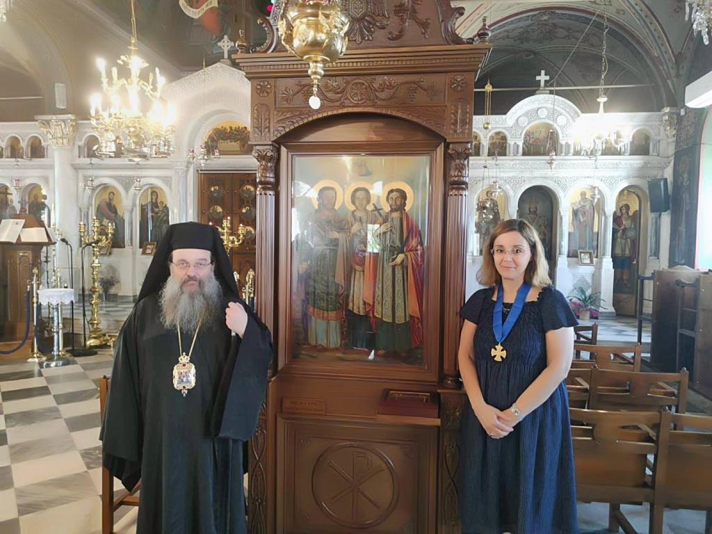 You are currently viewing Ο Σταυρός του Αγίου Ισιδώρου στην Καθηγήτρια Σοφία Γεωργακοπούλου