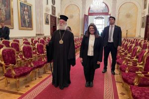 Επίσκεψη της Υπουργού Μετανάστευσης της Αιγύπτου στον Πατριάρχη Αλεξανδρείας