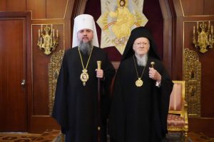 Η Εκκλησία της Ουκρανίας ευχαριστεί τον Οικουμενικό Πατριάρχη για την αμέριστη υποστήριξη