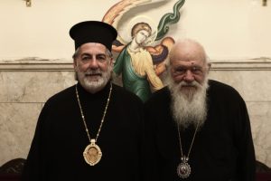 Επίσκεψη Αρχιεπισκόπου Θυατείρων στον Αρχιεπίσκοπο Αθηνών Ιερώνυμο