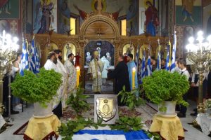 80 χρόνια μετά τη βύθιση του «Βασίλισσα Όλγα», η Λέρος εόρτασε τη Μετάσταση του Αγίου Ιωάννου του Θεολόγου και τίμησε τους πεσόντες υπέρ Πατρίδος