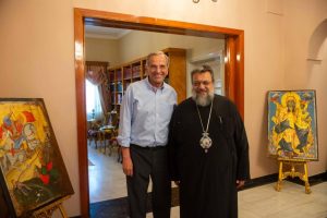 Επίσκεψη του πρ. Πρωθυπουργού Αντώνη Σαμαρά στην Ιερά Μητρόπολη Μεσσηνίας.