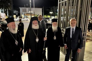 Η υποδοχή του Πατριάρχου Αλεξανδρείας και η προσφώνηση του Αρχιεπισκόπου Αθηνών προς τους Προκαθημένους και τους Εκπροσώπους των Ορθοδόξων Εκκλησιών κατά το επίσημο δείπνο που  παρέθεσε στην ΙΑΑ