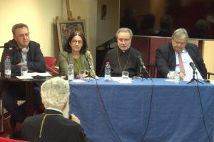 Αθήνα: Η παρουσίαση του βιβλίου του  π. Ιωάννη Χρυσαυγή «Η δημιουργία ως μυστήριο» video