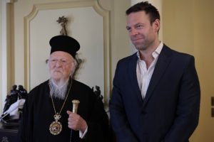 Συνάντηση Στέφανου Κασσελάκη με Οικουμενικό Πατριάρχη